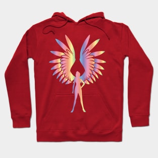 Rainbow Angel Hoodie